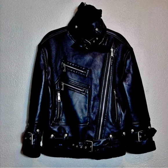 Rebecca Minkoff Black Faux Fur Jacket - Picture 9 of 11